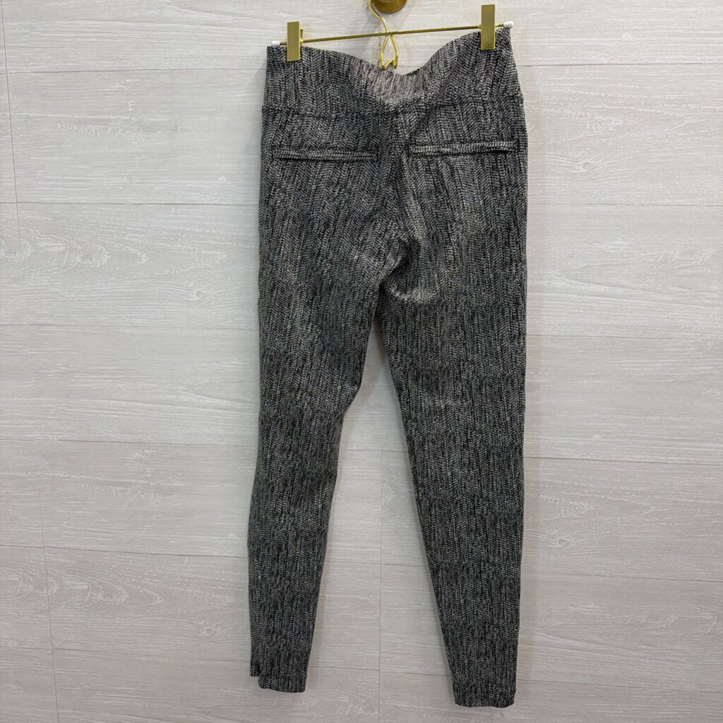 Black/White Printed Cropped Leggings Smamll
