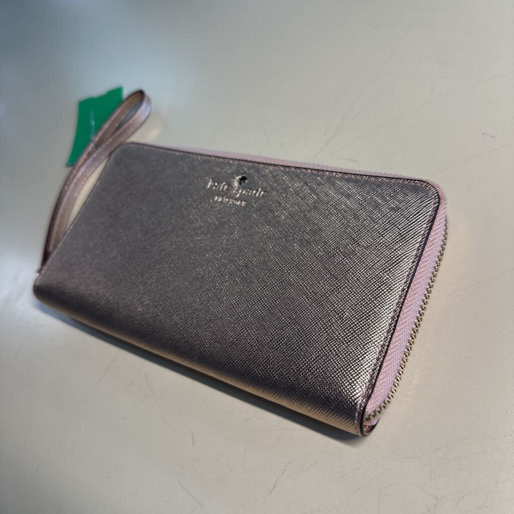 Kate Spade New York Metallic Rose Gold Wallet