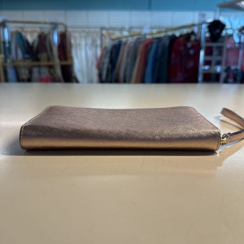 Kate Spade New York Metallic Rose Gold Wallet