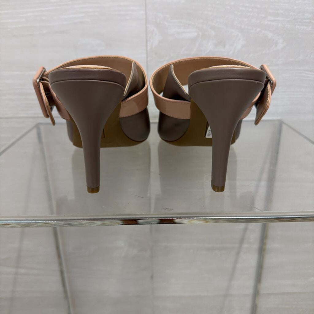 Grey/Beige Alfani Pointed Toe Heels 8
