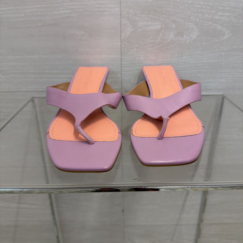 Who What Wear Purple Thong Sandals 8