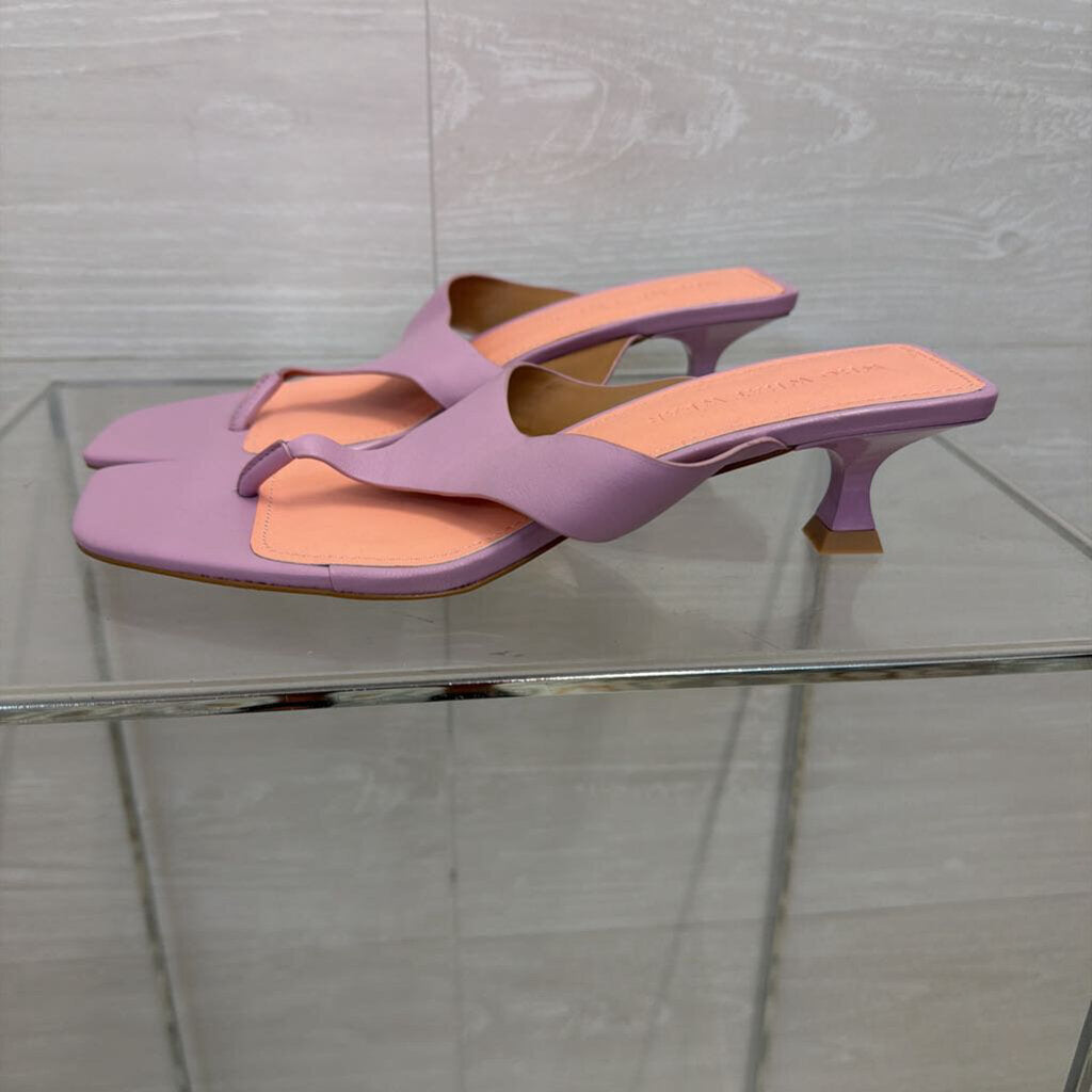 Who What Wear Purple Thong Sandals 8