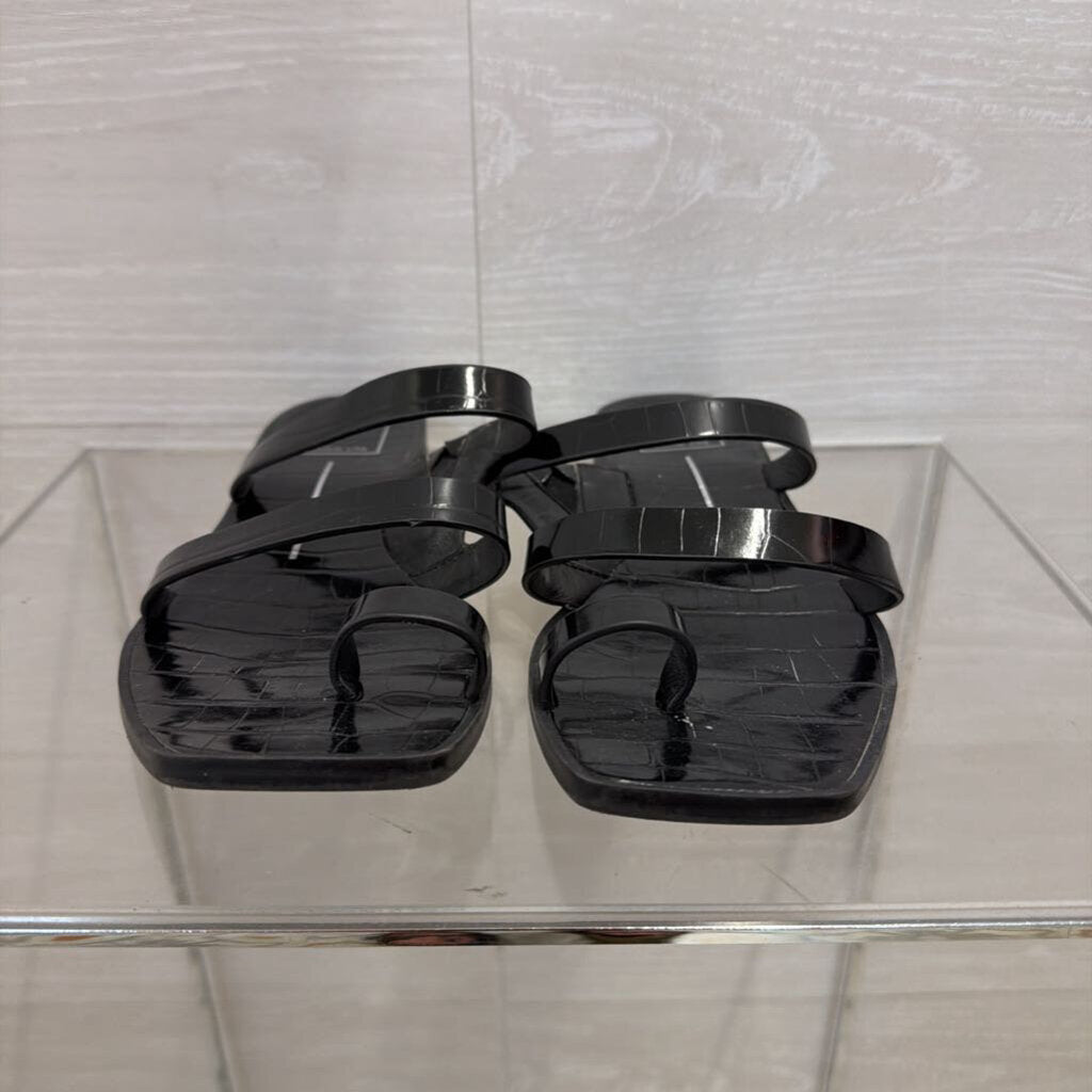 Dolce Vita Black Slide Sandals 8