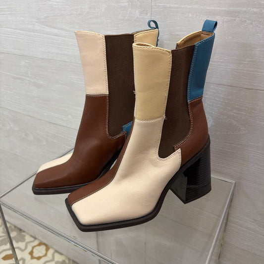 Circus by Sam Edelman Color Block Boots 8