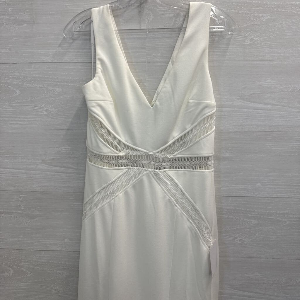 Lulu's Crepe Long Formal with Cutouts Large