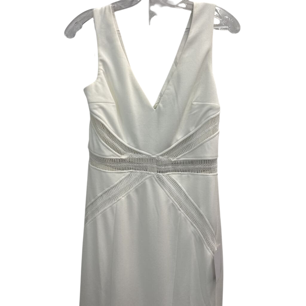 Lulu's Crepe Long Formal with Cutouts Large