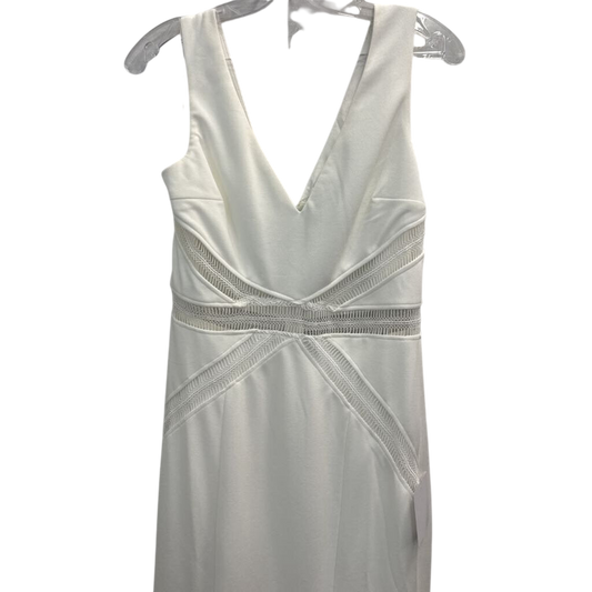 Lulu's Crepe Long Formal with Cutouts Large