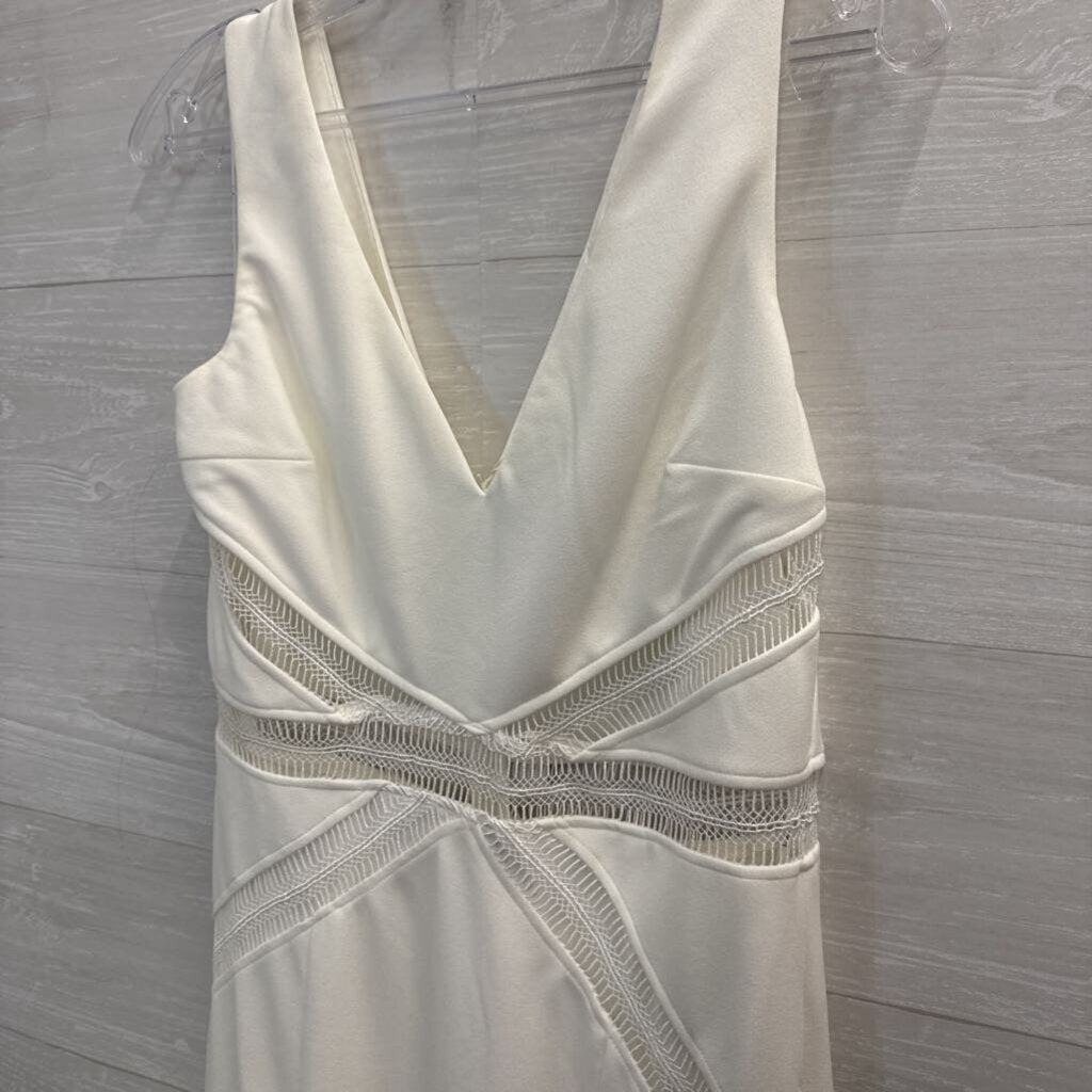 Lulu's Crepe Long Formal with Cutouts Large