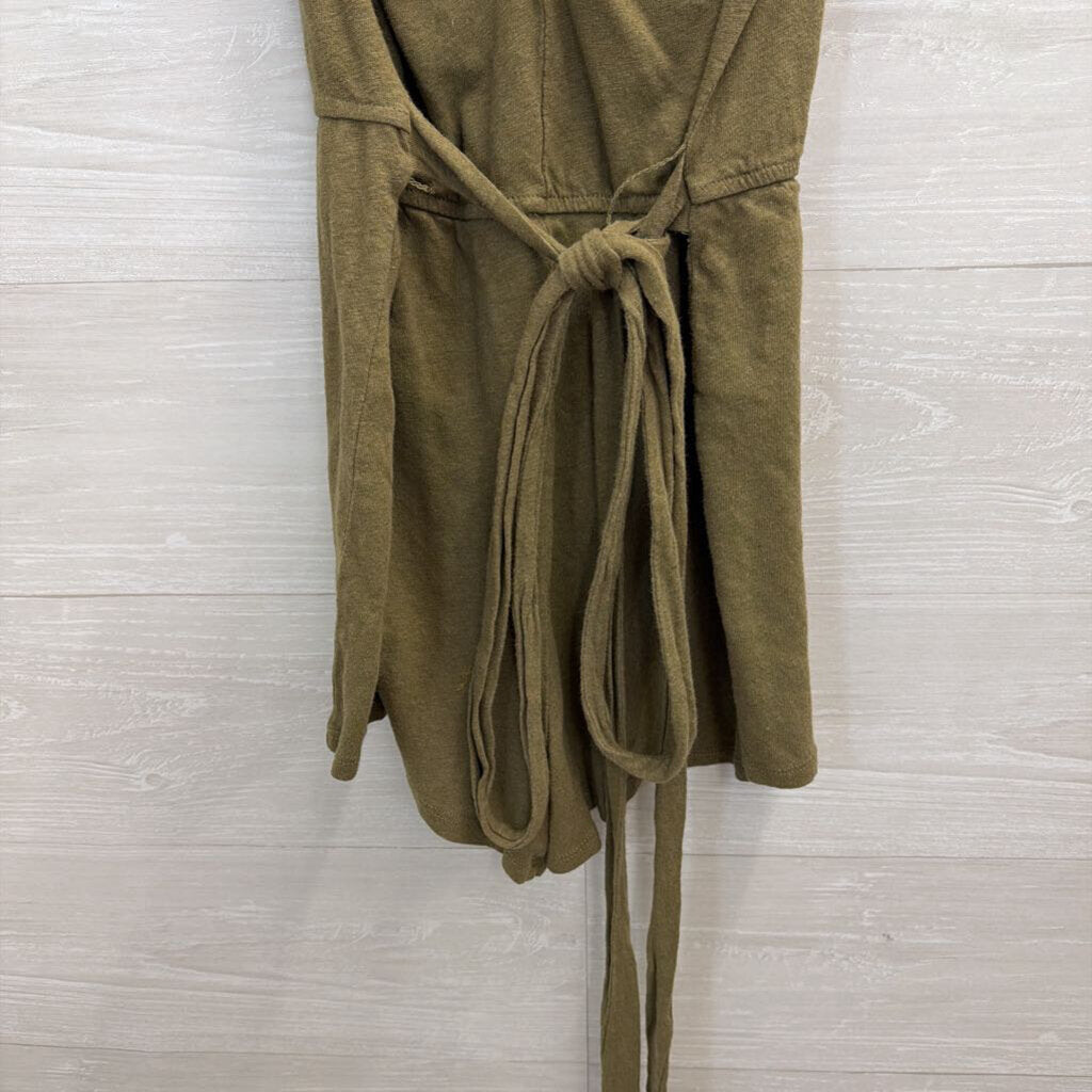 Free People Olive Green Romper Small