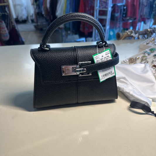 JW Pei Black Mini Top Handle Bag