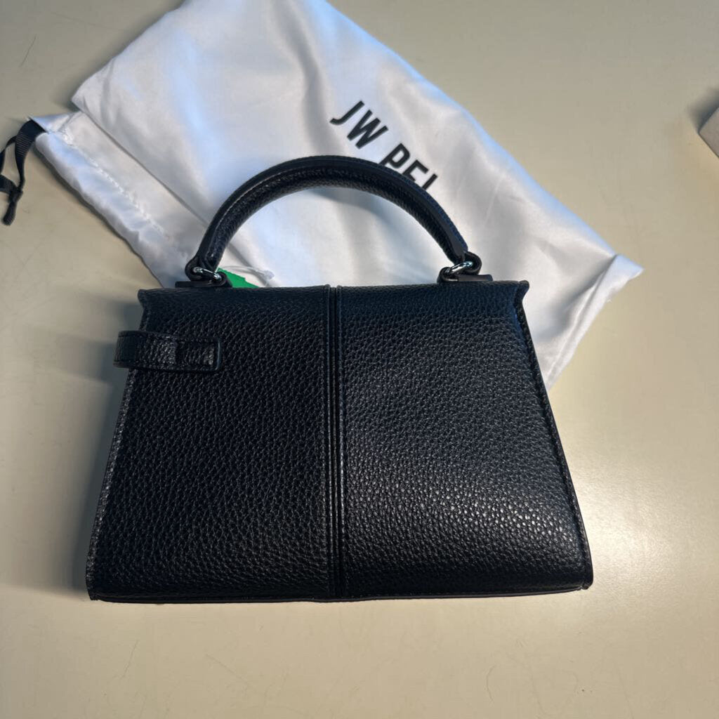 JW Pei Black Mini Top Handle Bag