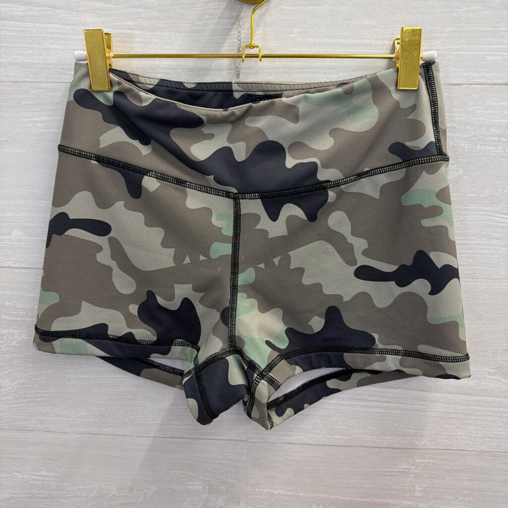 Barbell Camo Print Comp Shorts Medium