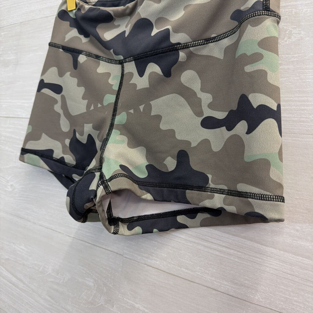 Barbell Camo Print Comp Shorts Medium