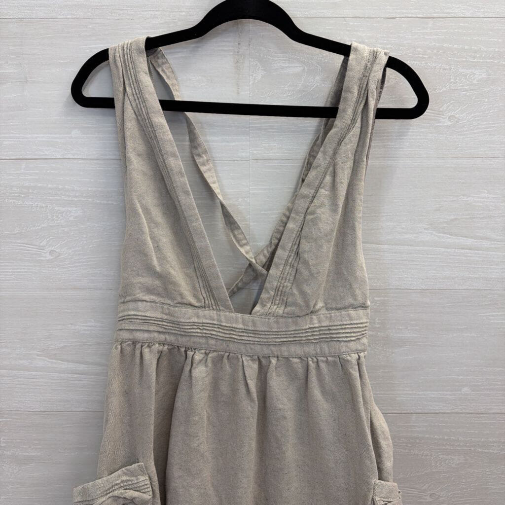 Anthropologie Grey Dress with Pockets 4