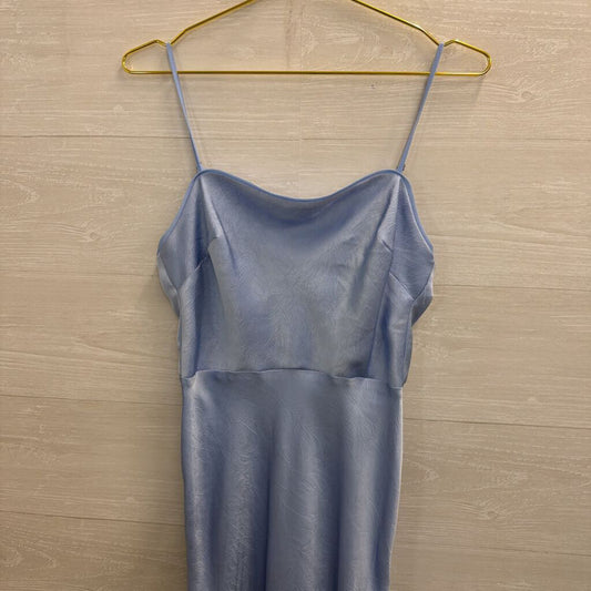 ASTR Blue Silky Maxi Dress Medium