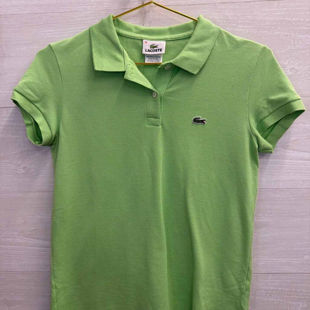 Lacoste Green Short Sleeve Polo Top 38