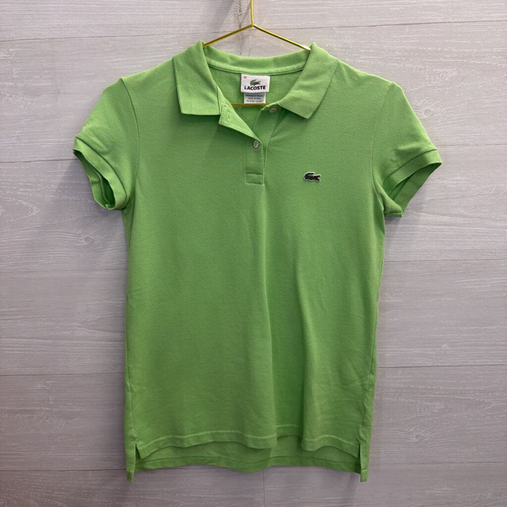 Lacoste Green Short Sleeve Polo Top 38
