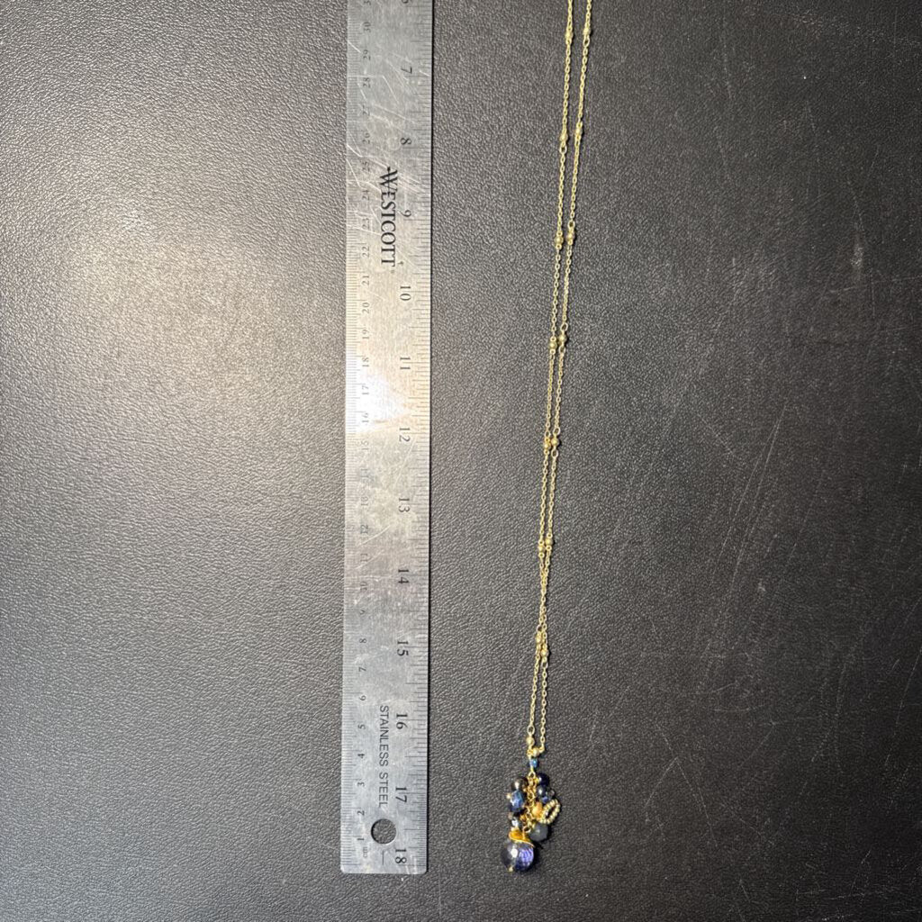 Anne Vaughan Small Stone Cluster Necklace