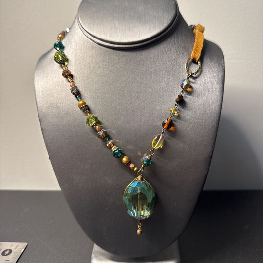 Anne Vaughan Multi Colored Stone Necklace
