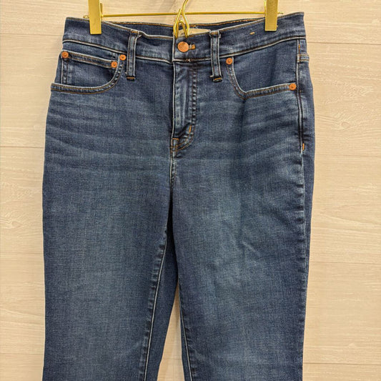 Madewell Dark Wash Mid Rise Kick Out Jeans 27