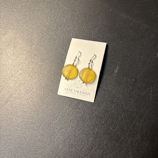 Anne Vaughan Glass Dangle Earrings