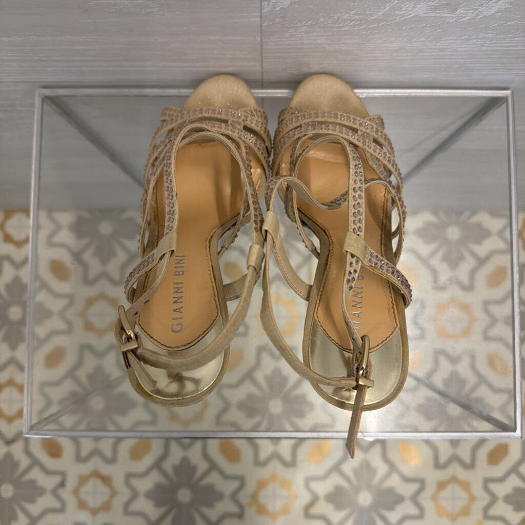 Gianni Bini Champagne Shaynah Heels 7