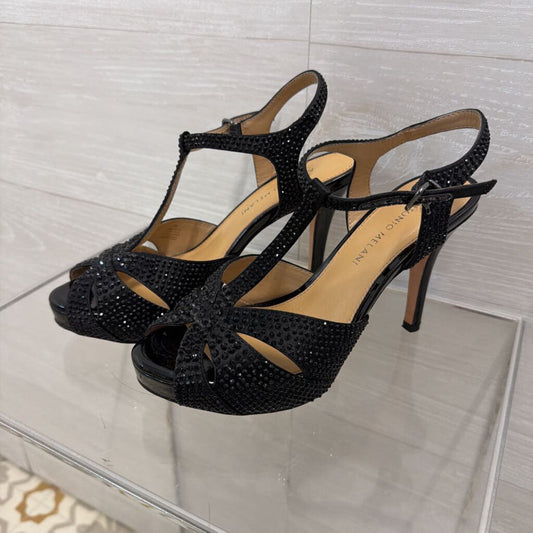 Antonio Melani Black Sessilee Heels 7