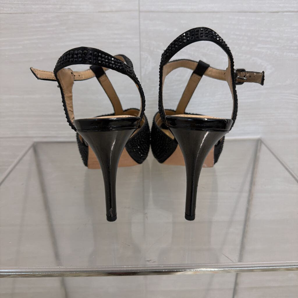 Antonio Melani Black Sessilee Heels 7