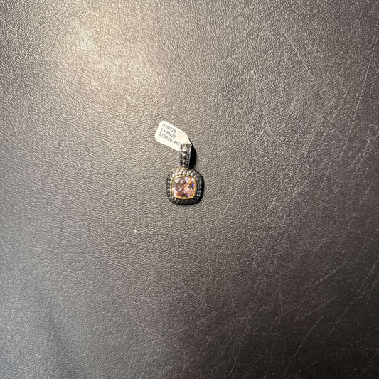 Silver/Pink Colored Pendant