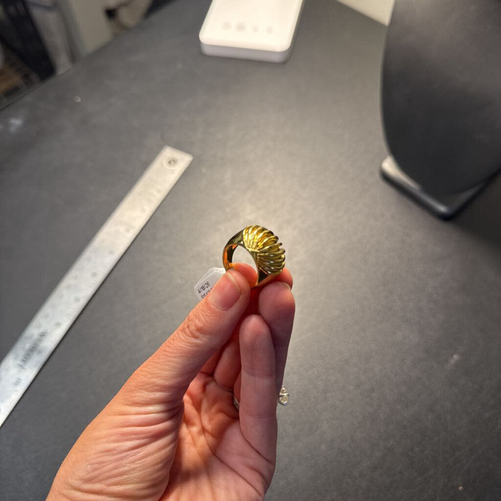 Ann Taylor Gold Statement Ring