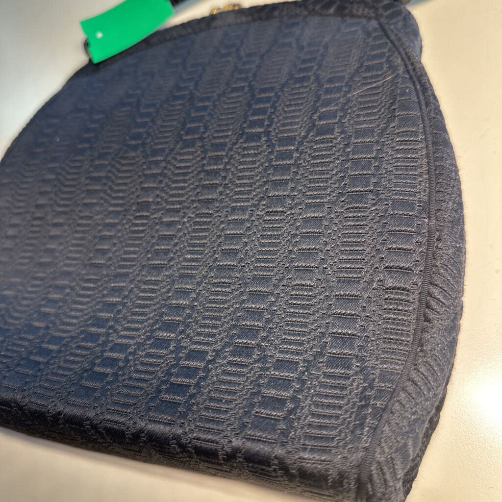 Vintage Lewis Black Textured Print Purse