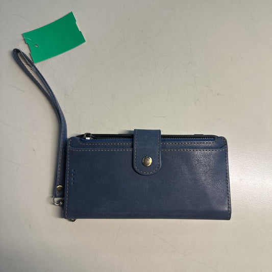 Antsturdy Blue Leather Wallet Phone Case
