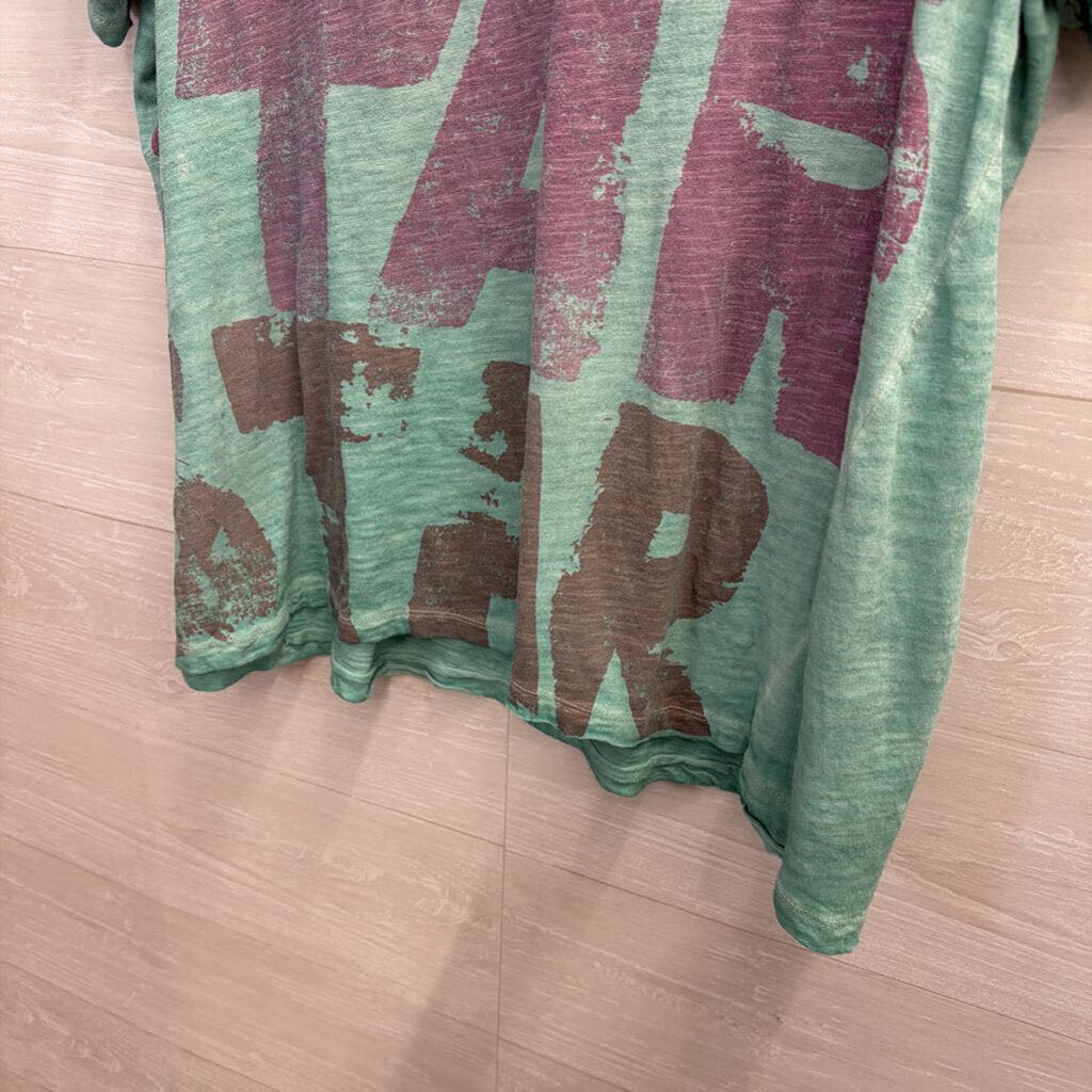 Magnolia Pearl Blue/ Purple Star Graphic Short Sleeve Tee One Size