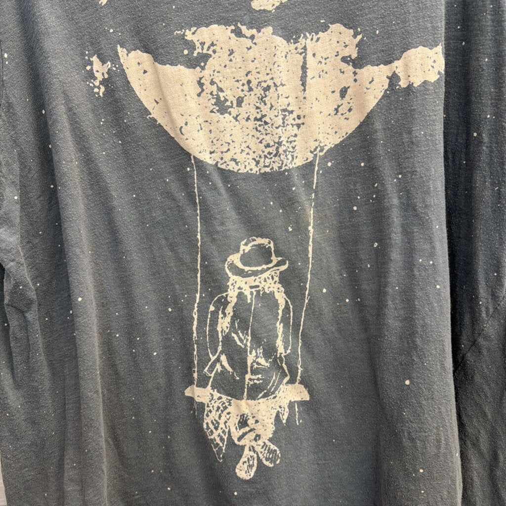 Magnolia Pearl Grey/ Beige Swing From The Moon Short Sleeve Tee One Size