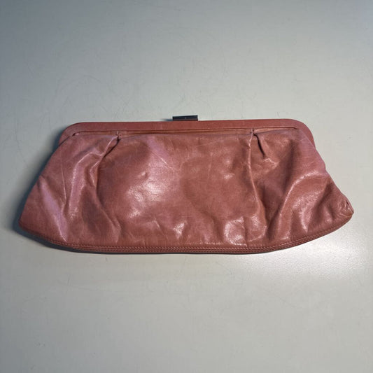 Hobo Pink Leather Clutch Purse