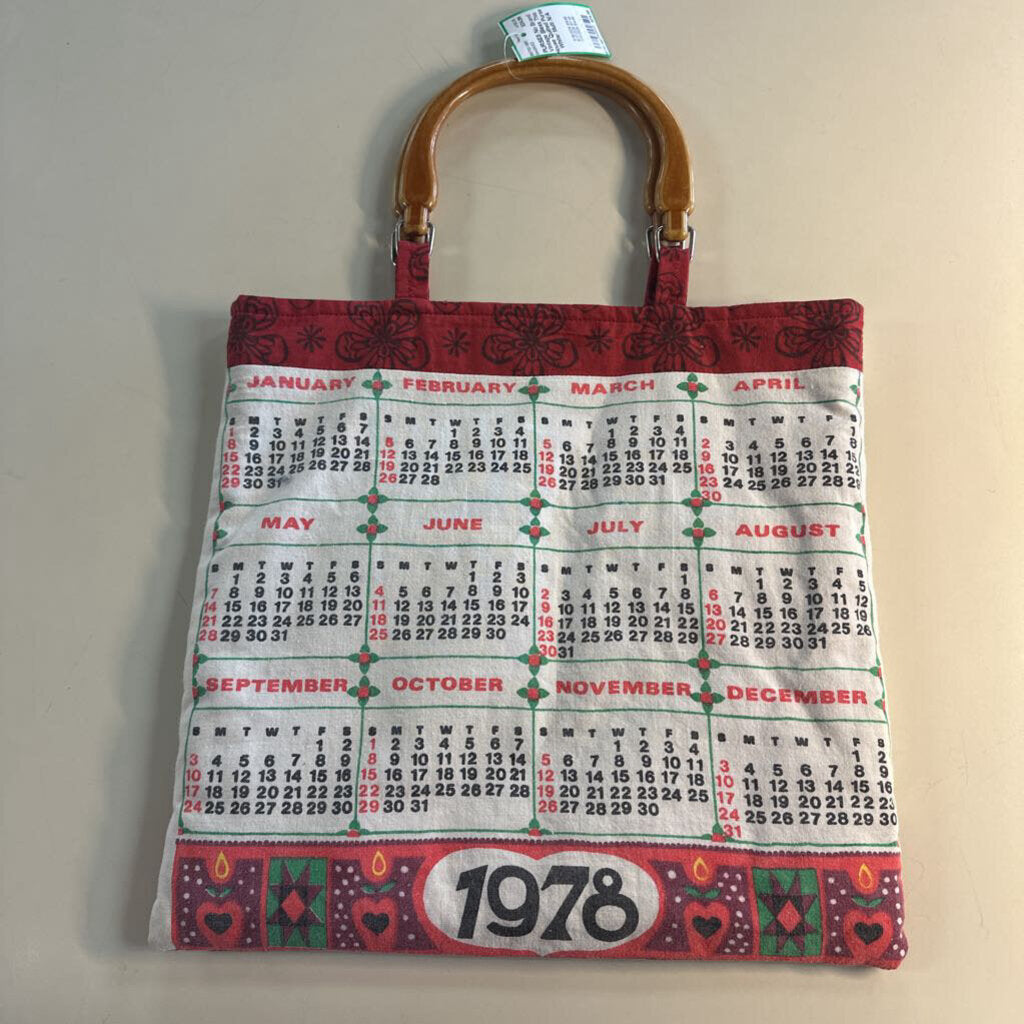 Vintage Bless This House Quilted Purse