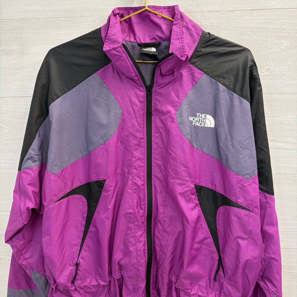 The North Face Purple/ Black Lightweight Zip Up Jacket Extra Large