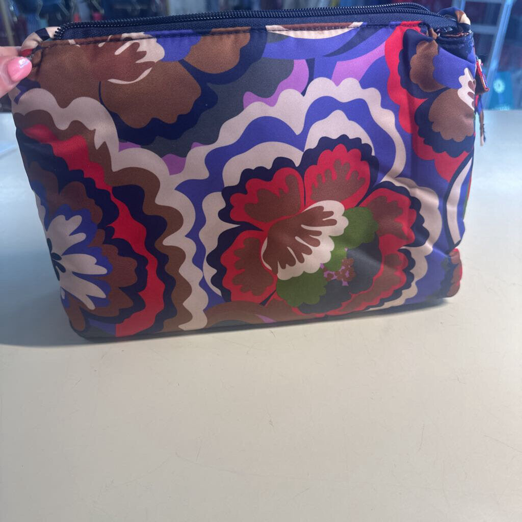 Vera Bradley Blue/ Multi Astoria Nylon Purse