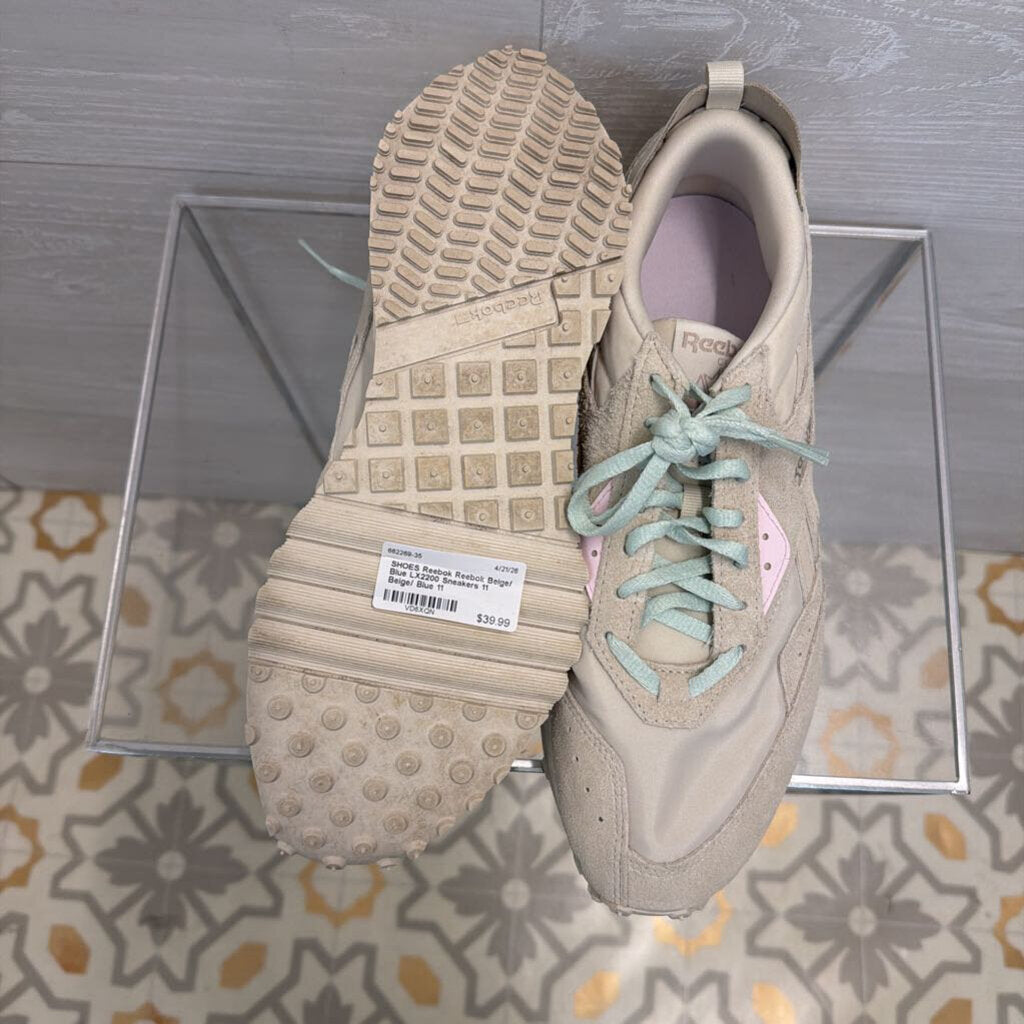Reebok Beige/ Blue LX2200 Sneakers 11
