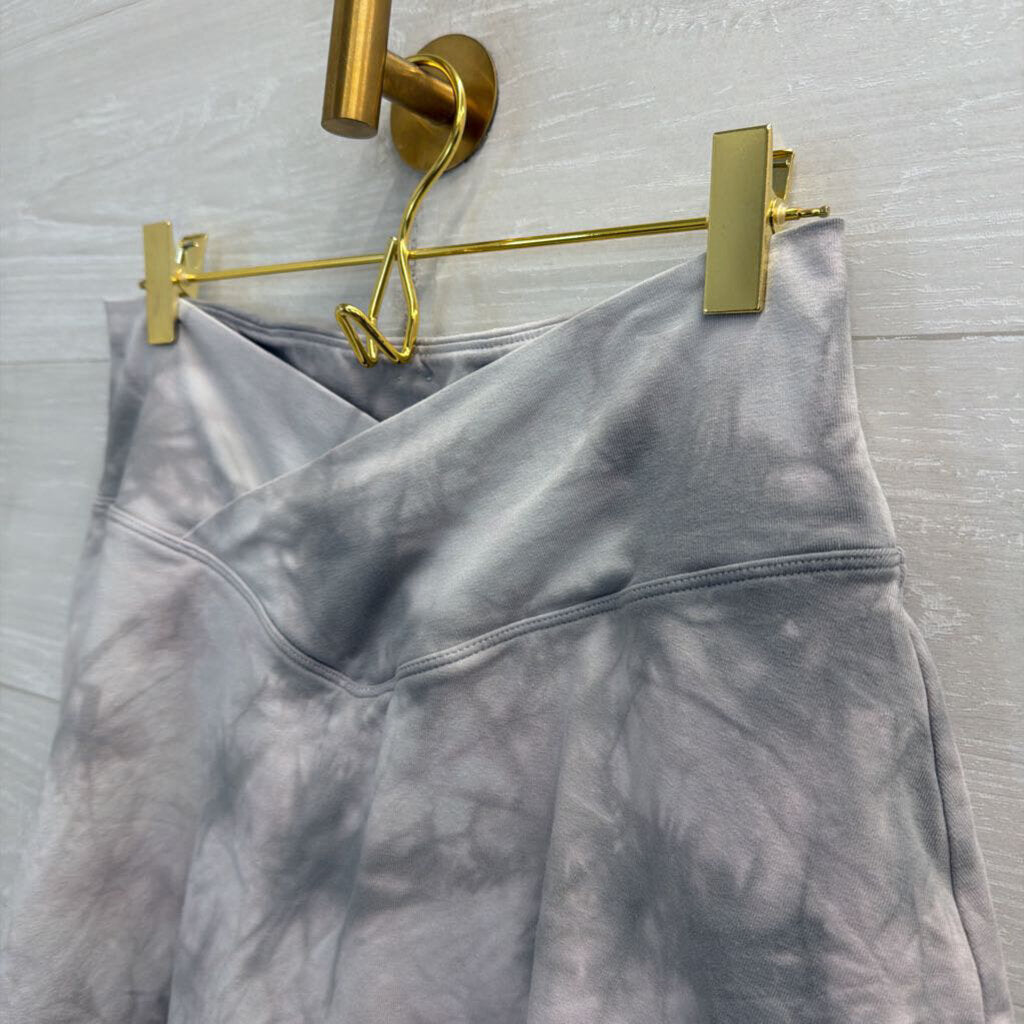 Pink Grey Print Skort Medium