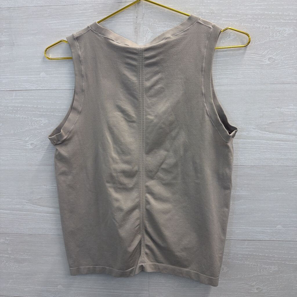 Yoga Licious Brown Athletic Tank Top Large
