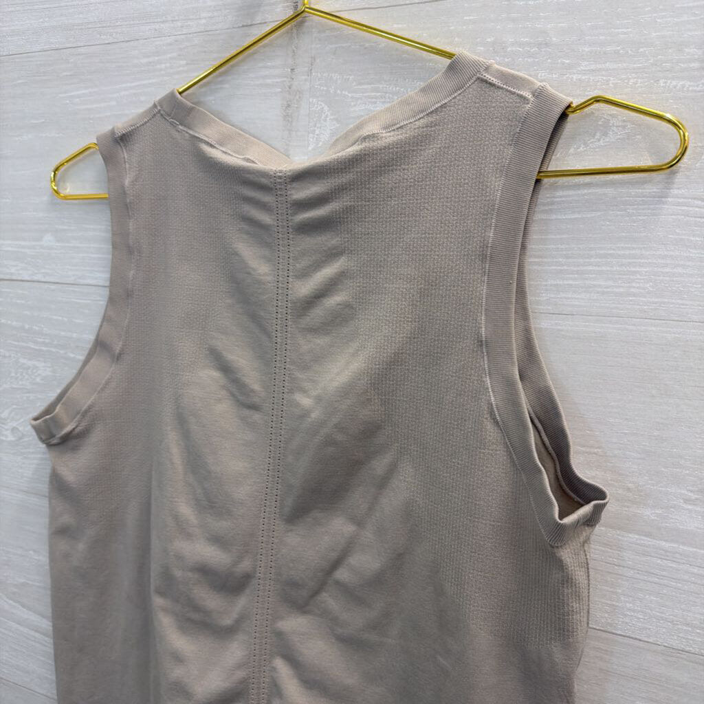 Yoga Licious Brown Athletic Tank Top Large
