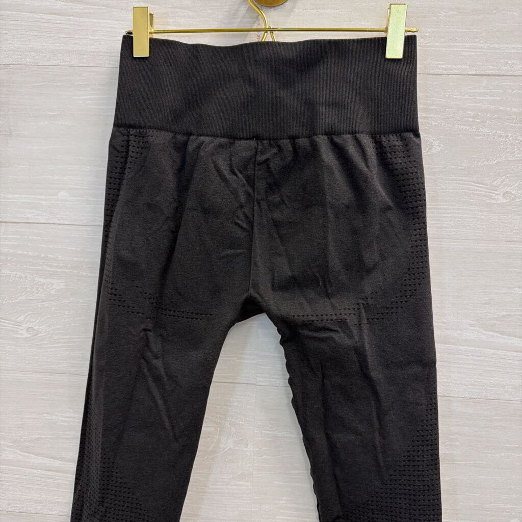 GymShark Black Textured Athletic Leggings Small
