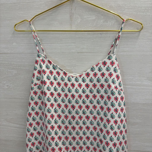 J Crew White/ Multi Print Tank Top 4