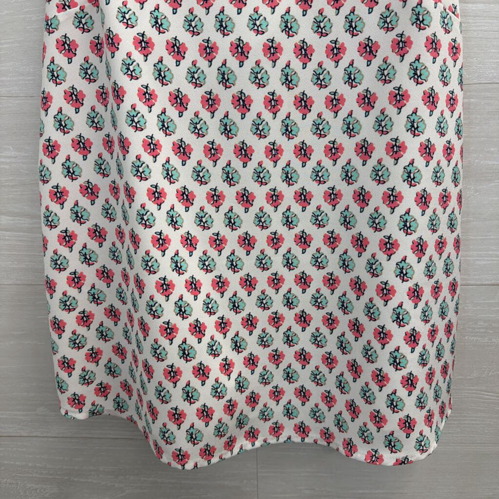 J Crew White/ Multi Print Tank Top 4