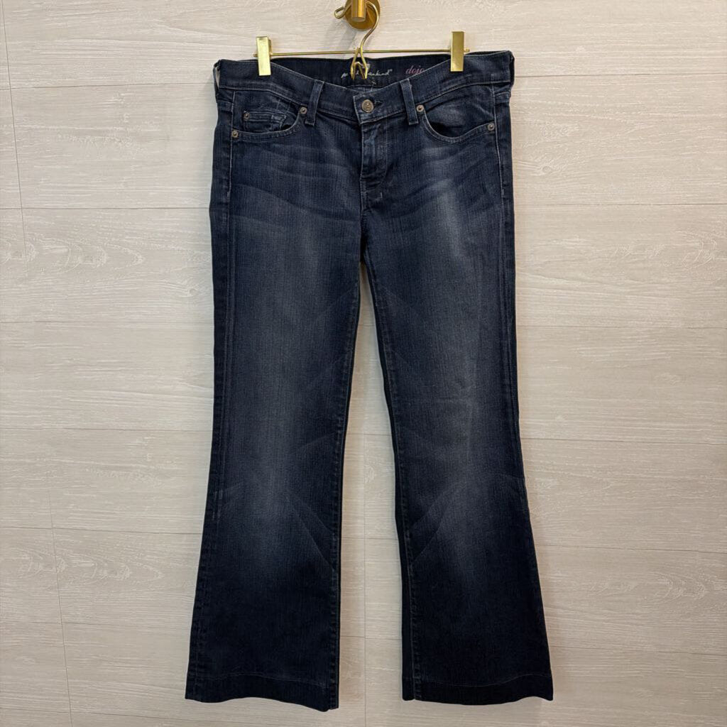 7 For All Mankind Dark Wash Bootcut Jeans 29