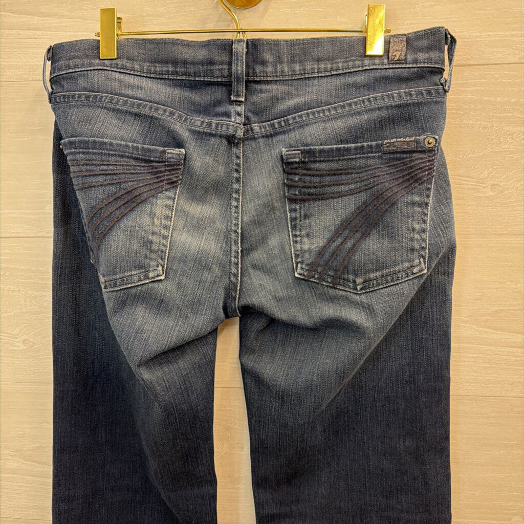 7 For All Mankind Dark Wash Bootcut Jeans 29