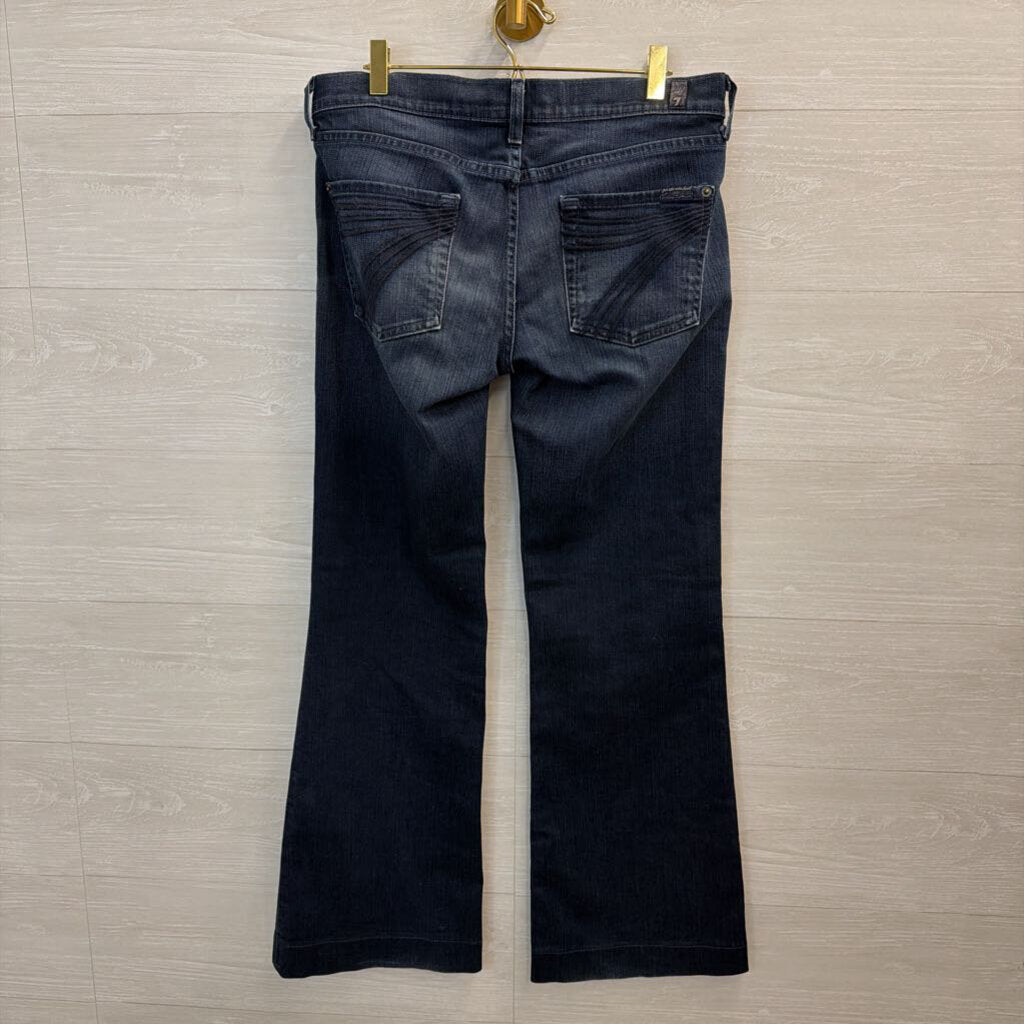 7 For All Mankind Dark Wash Bootcut Jeans 29