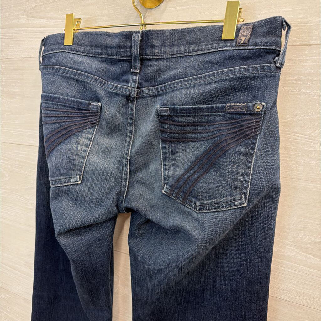 7 For All Mankind Dark Wash Bootcut Jeans 29