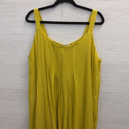 Nanette Lepore Yellow Sleeveless Maxi Dress 12